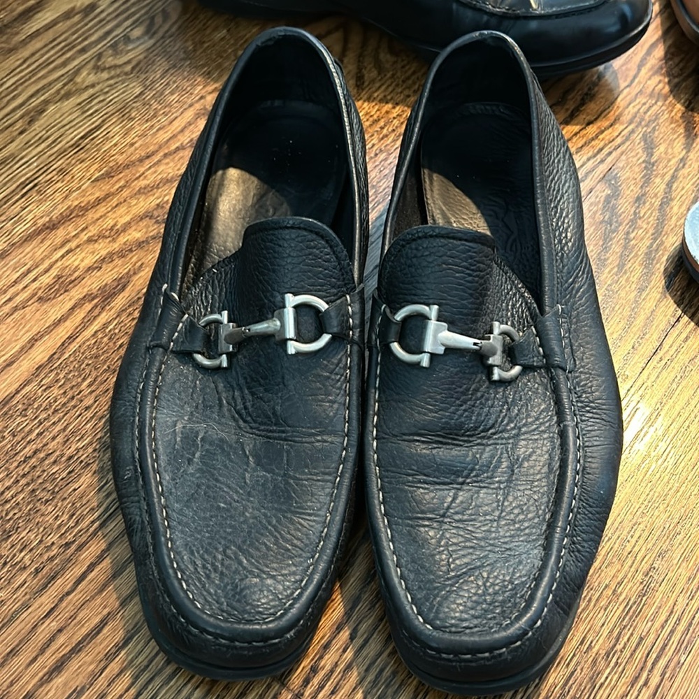 Genuine calf leather Salvatore Ferragamo loafer size 10.5